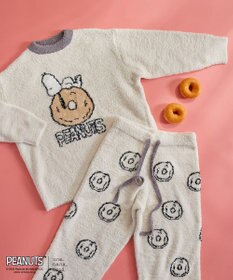 une nana cool 【スヌーピー】PEANUTS × une nana cool プルオーバー＆ロングパンツセット SNOOPY