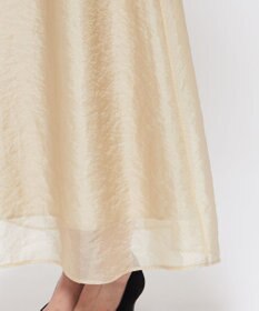 uncrave 【手洗い可】リンクルオーガンジー フレアスカート（uncrave STANDARD）