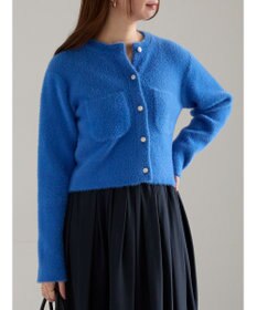 Te chichi ショートシャギーポケットカーディガン