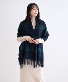 MOONBAT WEB限定【洗える】ミエル (miel) カシミヤ100％ チェックストール