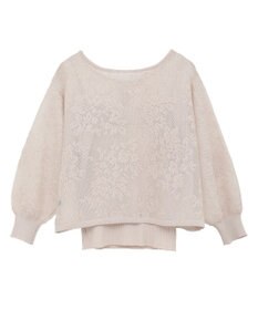 YECCA VECCA 【2点SET】インナーセットレース柄カーディガン