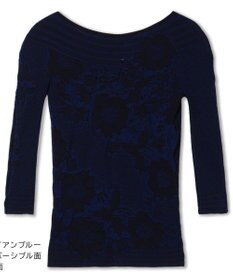 Chacott 【ノーソーイングニット】リバーシブルボートネックトップ