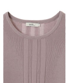 earth music&ecology パール＆ビジュースリーブプルオーバー