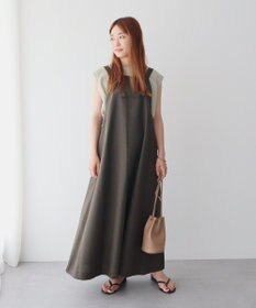 CRAFT STANDARD BOUTIQUE リネンライクフレアジャンパースカート