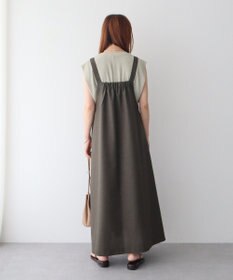 CRAFT STANDARD BOUTIQUE リネンライクフレアジャンパースカート