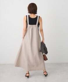 CRAFT STANDARD BOUTIQUE リネンライクフレアジャンパースカート