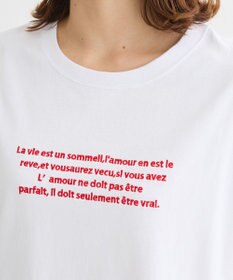 Green Parks ・ｓｗｉｎｇ　ｂｙ　フレンチスリーブ刺繍ＴＥＥ