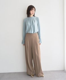 YECCA VECCA タックデザインブラウス