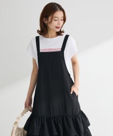 Green Parks ・ｓｗｉｎｇ　ｂｙ　フレンチスリーブ刺繍ＴＥＥ