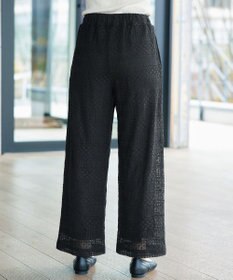 Tiaclasse 総レースワイドパンツ