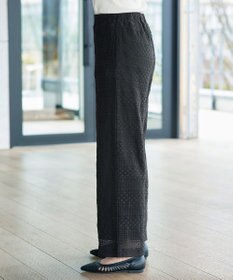 Tiaclasse 総レースワイドパンツ