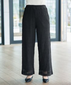 Tiaclasse 総レースワイドパンツ