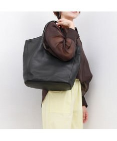 UNBILLION ペルケ perche / ガーメントレザー・サスティナブルサークルトート