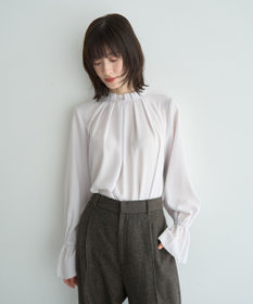 YECCA VECCA タックデザインブラウス