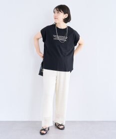 Green Parks ・ｓｗｉｎｇ　ｂｙ　フレンチスリーブ刺繍ＴＥＥ