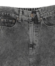 earth music&ecology 裾レースデニムパンツ