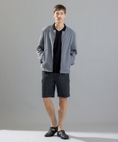 JOSEPH HOMME メランジリップル　Vネックカットソー