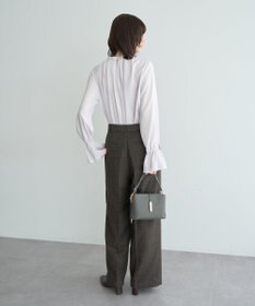 YECCA VECCA タックデザインブラウス