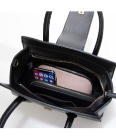 LA BAGAGERIE 【MONICA】ベルテッド2WAYハンドバッグ