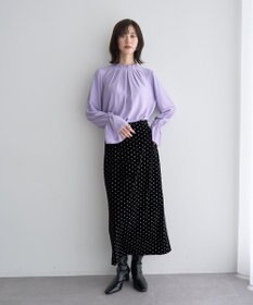 YECCA VECCA タックデザインブラウス