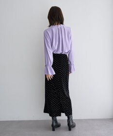 YECCA VECCA タックデザインブラウス