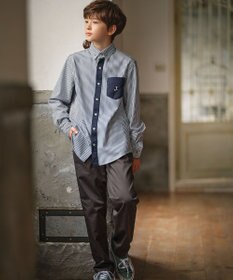 J.PRESS KIDS 【140-170cm】ストライプ＆チェック シャツ