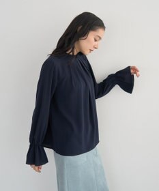 YECCA VECCA タックデザインブラウス