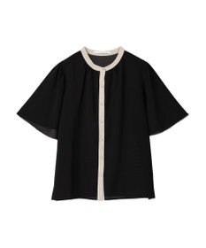 Green Parks ・ＥＬＥＮＣＡＲＥ　ＤＵＥ　バイカラーブラウス