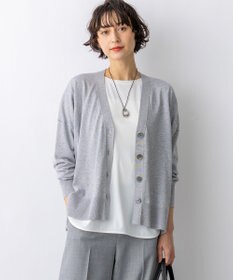 23区 【先行予約/WEB&一部店舗限定】スビンハイツイスト Vネック カーディガン