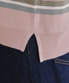 Tiaclasse マルチボーダーニットトップス