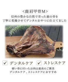 PET PARADISE 鹿 肩甲骨 デンタルおやつ Mサイズ×2本 純国産