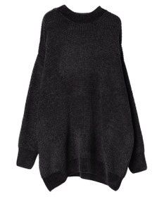 earth music&ecology シャイニーベロアモールチュニック