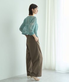 YECCA VECCA 【2点SET】インナーセットレース柄カーディガン