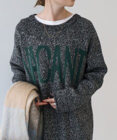 AMERICAN HOLIC バイパチＶＡＣＡＮＴロングニットプルオーバー