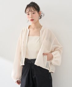 earth music&ecology メッシュブルゾン