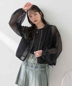 earth music&ecology メッシュブルゾン