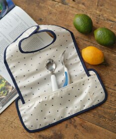 組曲 KIDS gingham K heart エプロン