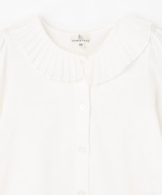 組曲 KIDS 【100㎝】プリーツカラー ブラウス