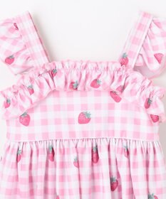 ANY KIDS ギンガム×フルーツ ワンピース水着