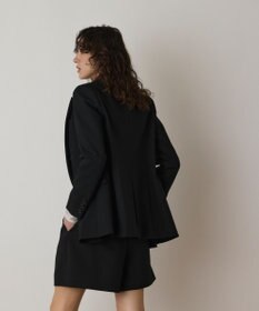 GRACE CONTINENTAL リネンライクダブルジャケット