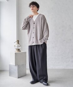 WEGO ツイストブークレカーディガン