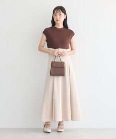 earth music&ecology フロントボタンドッキングワンピース