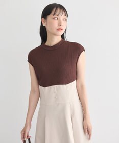 earth music&ecology フロントボタンドッキングワンピース