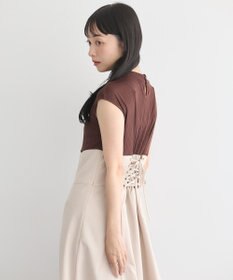 earth music&ecology フロントボタンドッキングワンピース