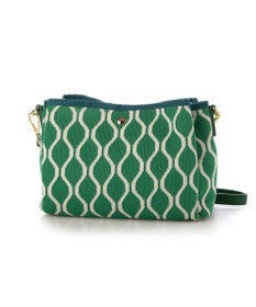 UNBILLION カシュカシュ cachecache / 柄アソートジャガード三つ口ショルダーバッグ