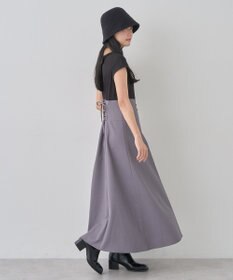 earth music&ecology フロントボタンドッキングワンピース