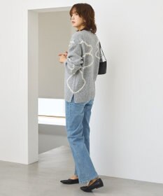 AMERICAN HOLIC ニュアンスライン柄ニットプルオーバー