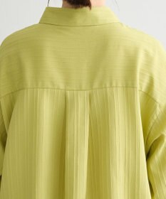 Green Parks サイドドロストショート丈シャツ（無地）