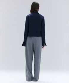 BEIGE， 【Oggi 10月号掲載】MULLIN / ウールツイードメタルボタンノーカラージャケット