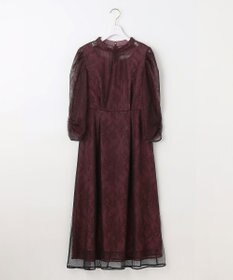 ANY SIS 【Lily calin】バイカラードットチュール ドレス